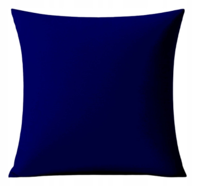 Poszewki premium na poduszki, 80x60 cm welur GRANATOWA 304295
