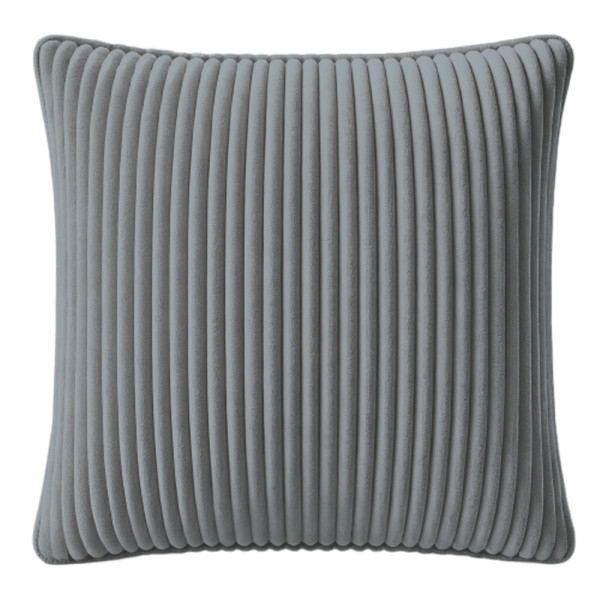 Poszewki premium na poduszki 80x60 cm welur sztruks SZARY 379481