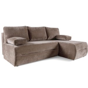 Prawostronny Narożnik Rozkładany LOFER bez Boczków z Funkcją Spania Taupe 964667 Prawostronny Narożnik Rozkładany LOFER bez Boczków z Funkcją Spania Taupe 964667