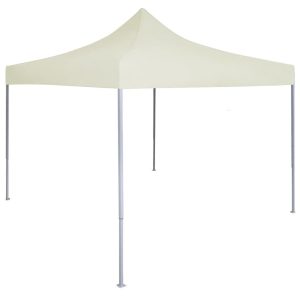 Profesjonalny, składany namiot imprezowy, 2×2 m, stal, kremowy 617550 Profesjonalny, składany namiot imprezowy, 2×2 m, stal, kremowy 617550