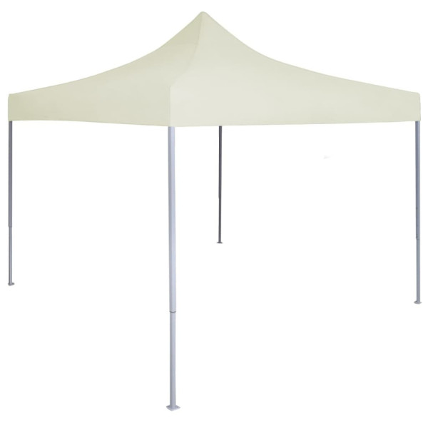 Profesjonalny, składany namiot imprezowy, 2x2 m, stal, kremowy 617550