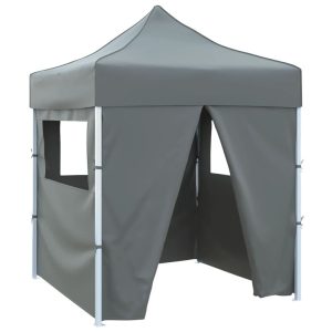Profesjonalny, składany namiot imprezowy, 4 ściany, 2×2 m, stal 617242 Profesjonalny, składany namiot imprezowy, 4 ściany, 2×2 m, stal 617242