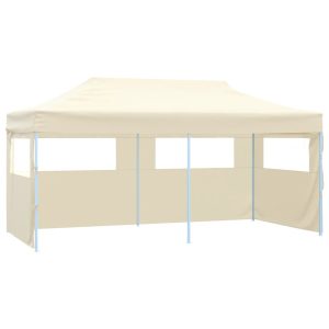 Profesjonalny, składany namiot imprezowy, 4 ściany, 3×6 m, stal 617375 Profesjonalny, składany namiot imprezowy, 4 ściany, 3×6 m, stal 617375