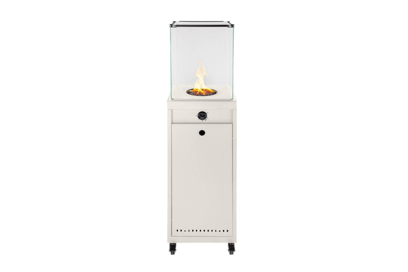Promiennik gazowy, ogrzewacz ELDFEL 36x36 Marroni Grills biały Homms 1049061