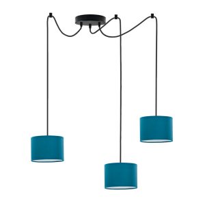 Prosta lampa wisząca WAIKIKI W3 Czarny – Morski 879956 Prosta lampa wisząca WAIKIKI W3 Czarny – Morski 879956