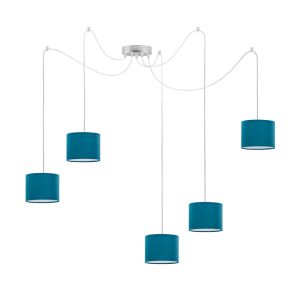 Prosta lampa wisząca WAIKIKI W5 Stal Szczotkowana – Morski 883582
