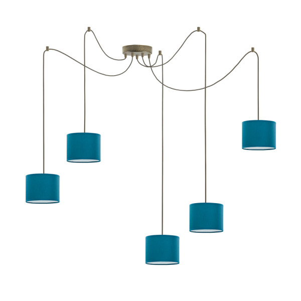 Prosta lampa wisząca WAIKIKI W5 Stare Złoto - Morski 883543