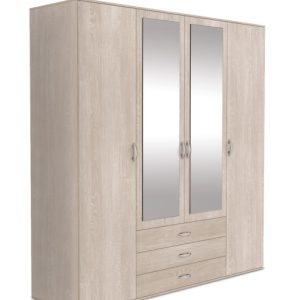 Prosta szafa uchylna z lustrem SYRIUSZ 200 / sonoma 357812