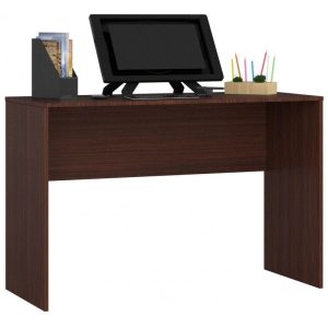 Proste biurko do pokoju, biura, STOR, 120x50x79 cm, wenge, mat | TYLETEGOTU 987551
