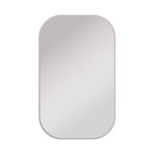 Prostokątne lustro wiszące do toaletki Flana 702 Beżowe 821769 Prostokątne lustro wiszące do toaletki Flana 702 Beżowe 821769