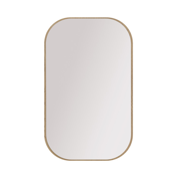 Prostokątne lustro wiszące do toaletki Flana 702 Dąb Cremona 821762