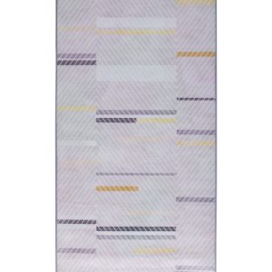 Prostokątny dywan 80×150 cm szary żółty 58494 Prostokątny dywan 80×150 cm szary żółty 58494