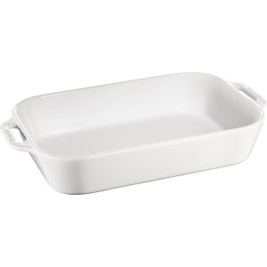 Prostokątny półmisek ceramiczny Staub – 4.5 ltr, Biały 674239