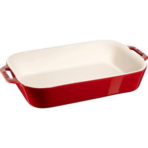 Prostokątny półmisek ceramiczny Staub – 4.5 ltr, Czerwony 674237