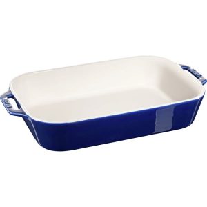 Prostokątny półmisek ceramiczny Staub – 4.5 ltr, Niebieski 674232