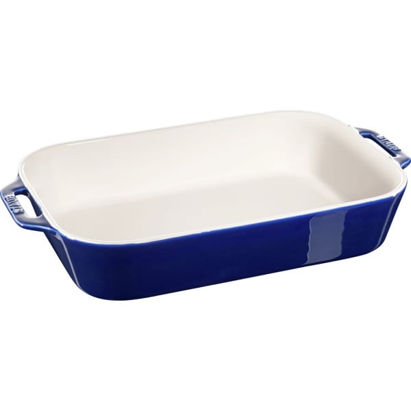 Prostokątny półmisek ceramiczny Staub - 4.5 ltr, Niebieski 674232
