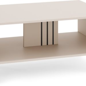 Prostokątny stolik kawowy 100 cm do salonu NUVIO kaszmir 996278 Prostokątny stolik kawowy 100 cm do salonu NUVIO kaszmir 996278