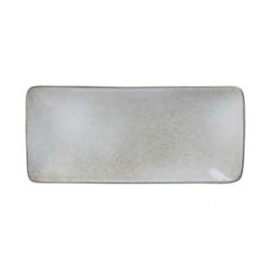 Prostokątny talerz Tierra szary 22×10 76213 Prostokątny talerz Tierra szary 22×10 76213