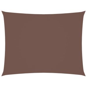 Prostokątny żagiel ogrodowy, tkanina Oxford, 2,5×3,5 m, brązowy 631911 Prostokątny żagiel ogrodowy, tkanina Oxford, 2,5×3,5 m, brązowy 631911