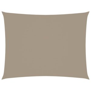 Prostokątny żagiel ogrodowy, tkanina Oxford, 2,5×3,5 m, taupe 631977 Prostokątny żagiel ogrodowy, tkanina Oxford, 2,5×3,5 m, taupe 631977