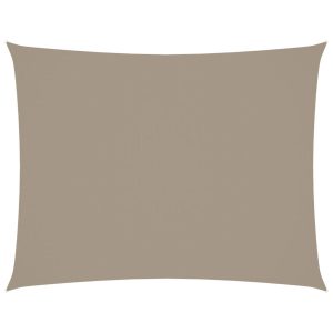 Prostokątny żagiel ogrodowy, tkanina Oxford, 2,5×4 m, taupe 632049 Prostokątny żagiel ogrodowy, tkanina Oxford, 2,5×4 m, taupe 632049