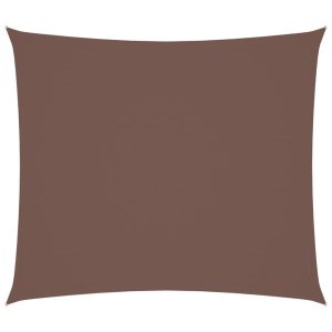 Prostokątny żagiel ogrodowy, tkanina Oxford, 2×2,5 m, brązowy 631939 Prostokątny żagiel ogrodowy, tkanina Oxford, 2×2,5 m, brązowy 631939