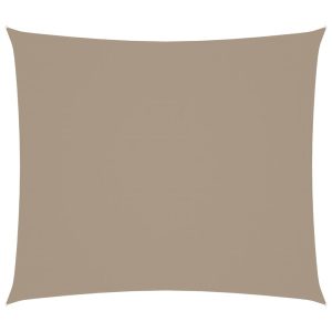 Prostokątny żagiel ogrodowy, tkanina Oxford, 2×2,5 m, taupe 631904 Prostokątny żagiel ogrodowy, tkanina Oxford, 2×2,5 m, taupe 631904