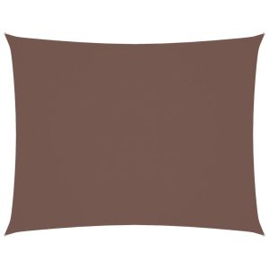 Prostokątny żagiel ogrodowy, tkanina Oxford, 2×3,5 m, brązowy 631856 Prostokątny żagiel ogrodowy, tkanina Oxford, 2×3,5 m, brązowy 631856