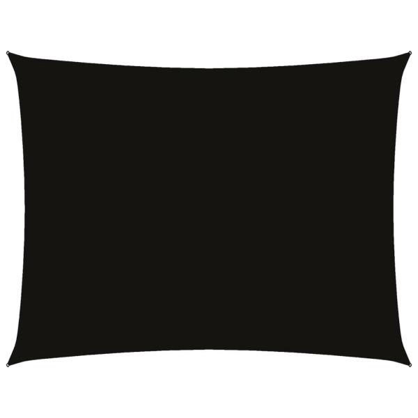 Prostokątny żagiel ogrodowy, tkanina Oxford, 2x3,5 m, czarny 631950