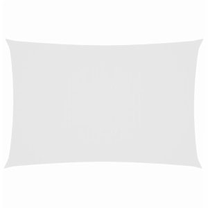 Prostokątny żagiel ogrodowy, tkanina Oxford, 2×4,5 m, biały 631925 Prostokątny żagiel ogrodowy, tkanina Oxford, 2×4,5 m, biały 631925