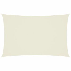 Prostokątny żagiel ogrodowy, tkanina Oxford, 2×4,5 m, kremowy 631913 Prostokątny żagiel ogrodowy, tkanina Oxford, 2×4,5 m, kremowy 631913