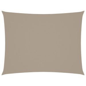Prostokątny żagiel ogrodowy, tkanina Oxford, 3×4,5 m, taupe 631985