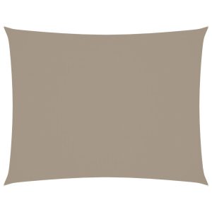 Prostokątny żagiel ogrodowy, tkanina Oxford, 3×4 m, taupe 631978 Prostokątny żagiel ogrodowy, tkanina Oxford, 3×4 m, taupe 631978