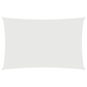 Prostokątny żagiel ogrodowy, tkanina Oxford, 4×7 m, biały 631930 Prostokątny żagiel ogrodowy, tkanina Oxford, 4×7 m, biały 631930