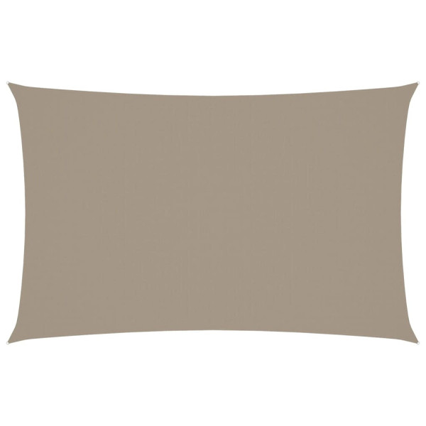 Prostokątny żagiel ogrodowy, tkanina Oxford, 4x7 m, taupe 631852