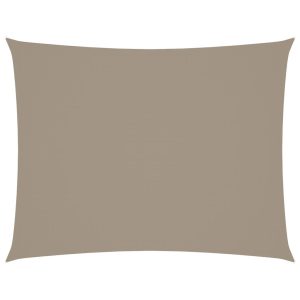 Prostokątny żagiel ogrodowy, tkanina Oxford, 5×6 m, taupe 632047 Prostokątny żagiel ogrodowy, tkanina Oxford, 5×6 m, taupe 632047
