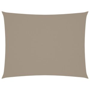Prostokątny żagiel ogrodowy, tkanina Oxford, 5×7 m, taupe 632040 Prostokątny żagiel ogrodowy, tkanina Oxford, 5×7 m, taupe 632040