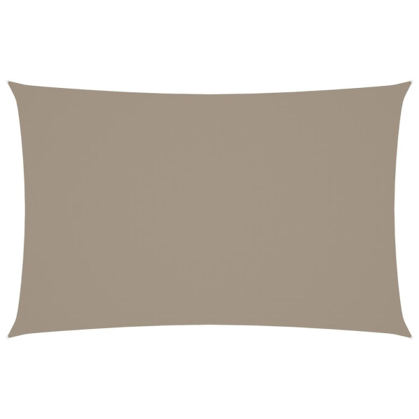 Prostokątny żagiel ogrodowy, tkanina Oxford, 5x8 m, taupe 631847