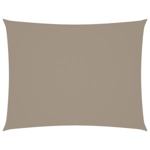 Prostokątny żagiel ogrodowy, tkanina Oxford, 6×8 m, taupe 632035 Prostokątny żagiel ogrodowy, tkanina Oxford, 6×8 m, taupe 632035