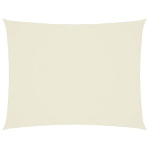 Prostokątny żagiel ogrodowy z tkaniny Oxford, 2×3 m, kremowy 631878