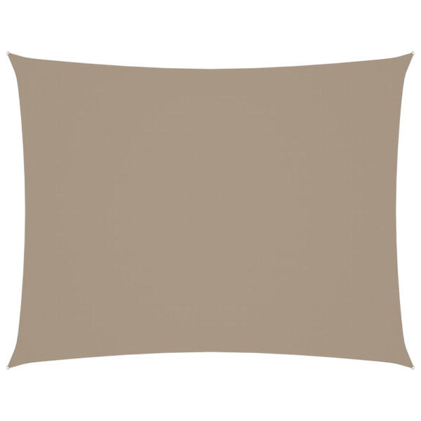 Prostokątny żagiel ogrodowy z tkaniny Oxford, 2x3 m, taupe 631864