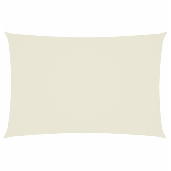 Prostokątny żagiel ogrodowy z tkaniny oxford, 2x4 m, kremowy 631842