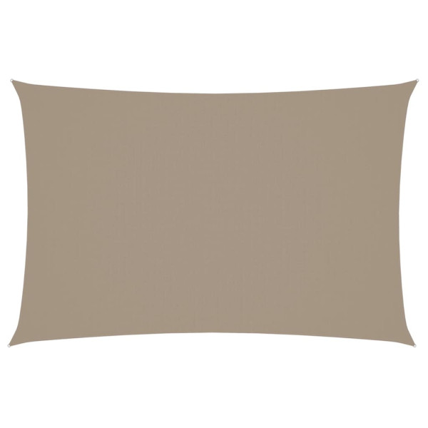 Prostokątny żagiel ogrodowy z tkaniny Oxford, 2x4 m, taupe 631895