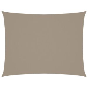 Prostokątny żagiel ogrodowy z tkaniny Oxford, 6×7 m, taupe 631940 Prostokątny żagiel ogrodowy z tkaniny Oxford, 6×7 m, taupe 631940