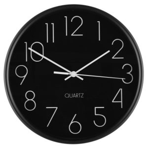 Prosty zegar ścienny, Ø 25 cm 620967 Prosty zegar ścienny, Ø 25 cm 620967