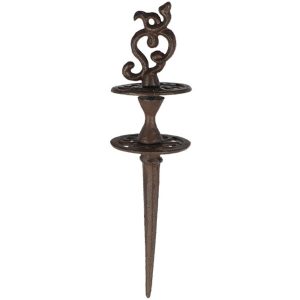 Prowadnica węża ogrodowego żeliwna brązowa 32×9 cm dekoracyjna 949483 Prowadnica węża ogrodowego żeliwna brązowa 32×9 cm dekoracyjna 949483