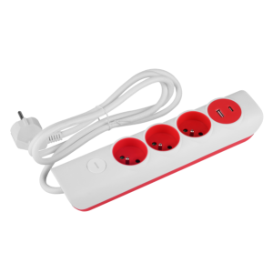 Przedłużacz Germina 3gniazda+ USB-A + USB-C 1,4m + wyłącznik 1szt. 667395 Przedłużacz Germina 3gniazda+ USB-A + USB-C 1,4m + wyłącznik 1szt. 667395