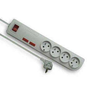 Przedłużacz przeciwprzepięciowy z/u 4-gniazda 3m szary Elgotech PSF2-403 1031331 Przedłużacz przeciwprzepięciowy z/u 4-gniazda 3m szary Elgotech PSF2-403 1031331