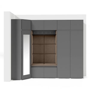 Przedpokój Bento Trinity 06 grafit szafa narożna 375087 Przedpokój Bento Trinity 06 grafit szafa narożna 375087