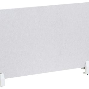 Przegroda na biurko 120 x 50 cm złamana biel 798592